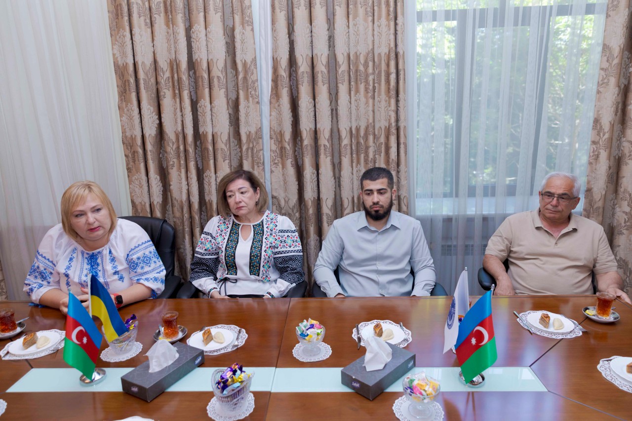 ATU-da Xarkov Milli Tibb Universitetinin nümayəndə heyəti ilə görüş keçirilib - FOTOLAR